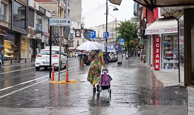 Tekirdağ'da yağmur etkili oldu