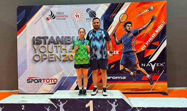 Tekirdağlı milli badmintoncudan altın ve bronz madalya