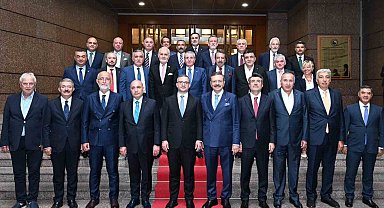 TOBB Başkanı Hisarcıklıoğlu, TCMB Başkanı Karahan ile görüştü