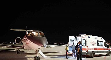 Tülin bebek, ambulans uçakla İstanbul'a sevk edildi