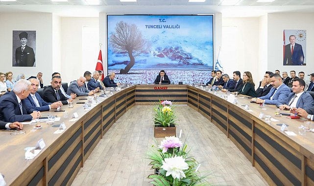 Tunceli'de 117 projelik yatırım programı değerlendirildi