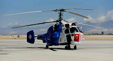 Türkiye'den KKTC'ye yangın söndürme helikopteri teslim edildi