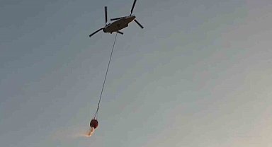 Türkiye'nin en büyük yangın söndürme helikopteri sahaya indi