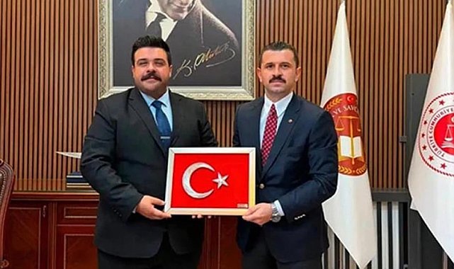 Tutak Kaymakamı Coşkun ve savcı eşinden Başsavcı Bilge'ye hayırlı olsun ziyareti