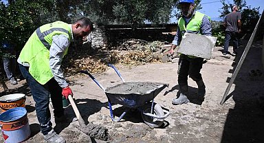 Ümmü teyzenin yardımına Aydın Büyükşehir koştu