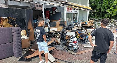 Uyurken camın patlama sesine uyandı, ihbarla iş yerini küle dönmekten kurtardı