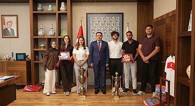Vali Işın, DUSCART Takımı'nı ağırladı