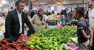 Vali Sözer esnafın ve vatandaşın nabzını tuttu
