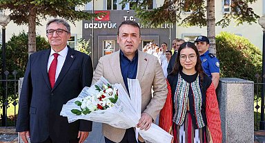 Vali Sözer'den Kaymakam Helvacı'ya iade-i ziyaret