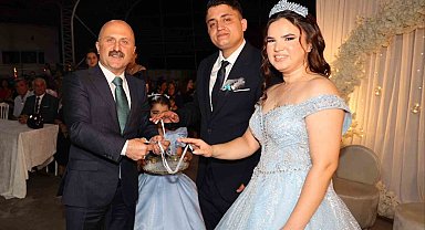 Vali Varol, şehit yakını personelin evlatlarının nişanına katıldı