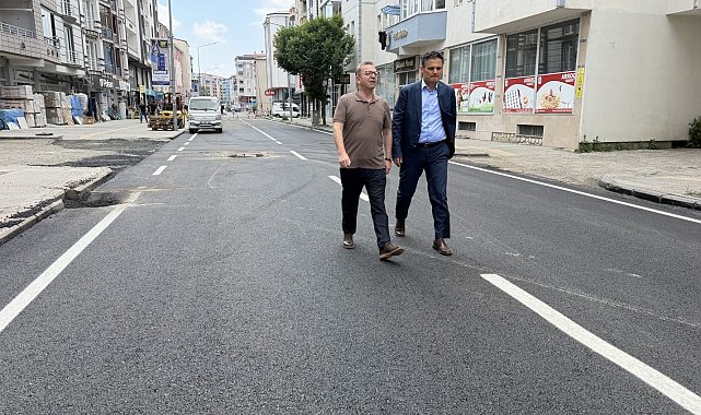 Vali Ziya Polat, Cumhuriyet Caddesi'ndeki yol çalışmalarını yerinde inceledi