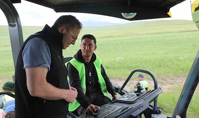 Vali Ziya Polat, Selim'de devam eden yol çalışmalarını yerinde inceledi