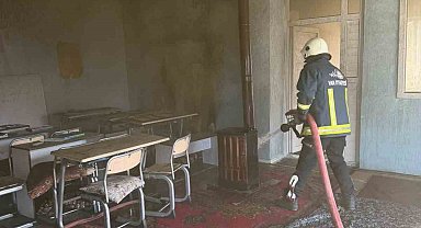 Van'da Kur'an kursunda yangın