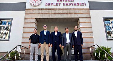 Yeşilhisar heyetinden Başhekim Çöl'e ziyaret