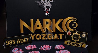 Yozgat'ta 985 adet uyuşturucu hap ele geçirildi