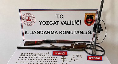 Yozgat'ta tarihi eser nitelikli objeler ele geçirildi