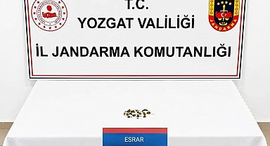 Yozgat'ta uyuşturucu operasyonunda 1 gözaltı