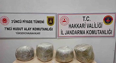 Yüksekova'da 11 kilo skunk ele geçirildi