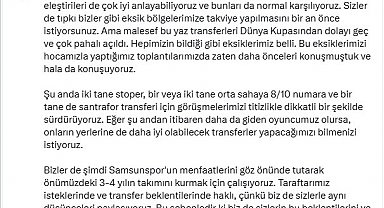 Yüksel Yıldırım: "2-3 yıl içinde ligin ilk 5'inde kalıcı olacağız"