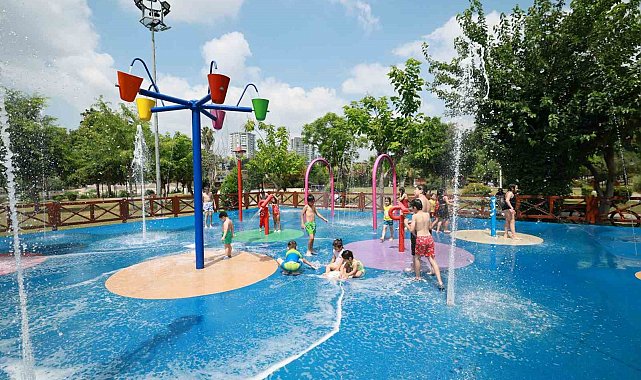 Yüreğir Belediyesi su oyun parkları yaz sezonunu açtı