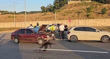 Zonguldak'ta trafik kazası: 1 yaralı