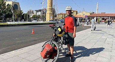 13 yıllık bisiklet tutkunu, en büyük hayali için dünyayı pedallayacak