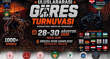 15 ülkeden bin 19 güreşçi Malatya'da mindere çıkacak