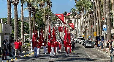 30 Ağustos Zafer coşkusu Marmaris'te törenler ile başladı