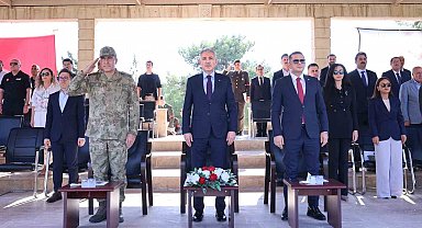 70'inci Mekanize Piyade Tugay Komutanlığında komuta ve sancak devir teslim töreni gerçekleştirildi