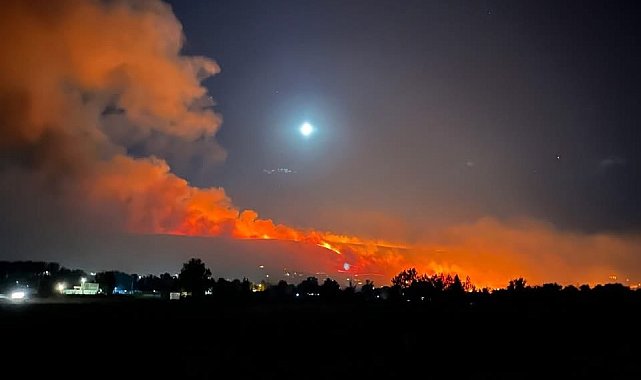 ABD'nin Nevada eyaletindeki orman yangını büyüyor: 61 bin dönümlük alan küle döndü