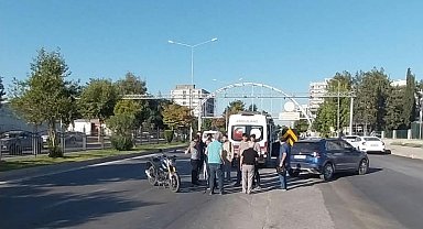 Adıyaman'da otomobil ile motosiklet çarpıştı: 1 yaralı