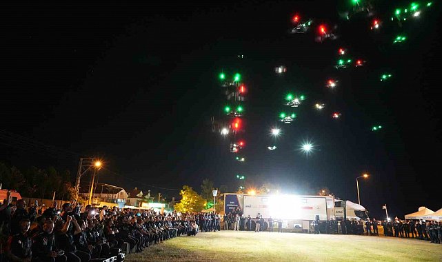 AFAD'dan Samsun'da 50 dronlu gösteri