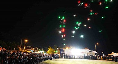 AFAD'dan Samsun'da 50 dronlu gösteri