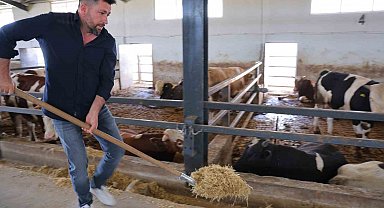 Ahırların elektrik işini yaparken, devlet desteğiyle besi çiftliği kurdu