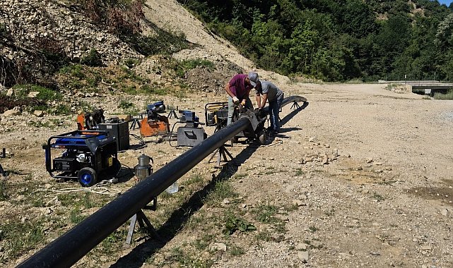 Akçakoca Paşalar Grubu'nda içme suyu projesi başladı