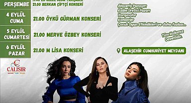 Alaşehir'de festival coşkusu başlıyor