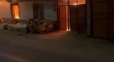 Alev alev yanan ev kamerada