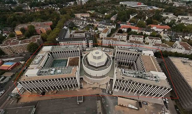 Alihan Kuriş'in lideri olduğu grubun Köln'de inşa ettiği dev tesis görüntülendi