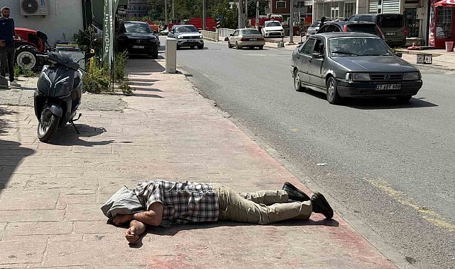 Alkollü şahıs ekiplere "Ben mevtayım" diyerek direndi