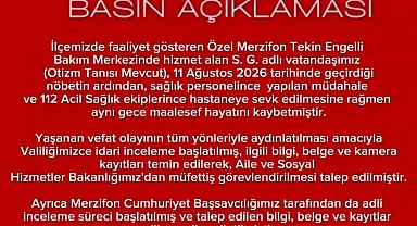 Amasya'da özel bakımevinde rahatsızlanan otizmli vatandaşın ölümüne inceleme