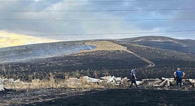 Ankara'da otluk alanda çıkan yangın kontrol altına alındı