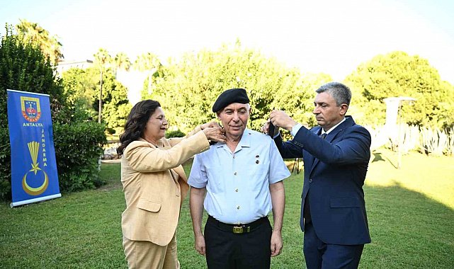 Antalya İl Jandarma Komutanlığında rütbe terfi töreni
