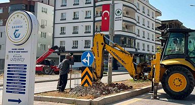 Araban'da trafik ışıklandırma çalışması başlattı