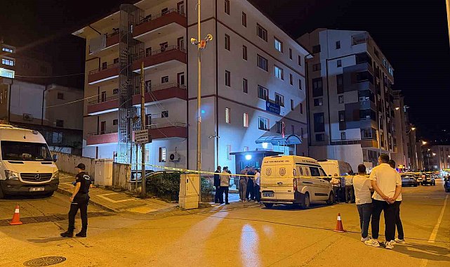 Arsin'de otoparktaki araçların üzerine insansız hava aracı düştü