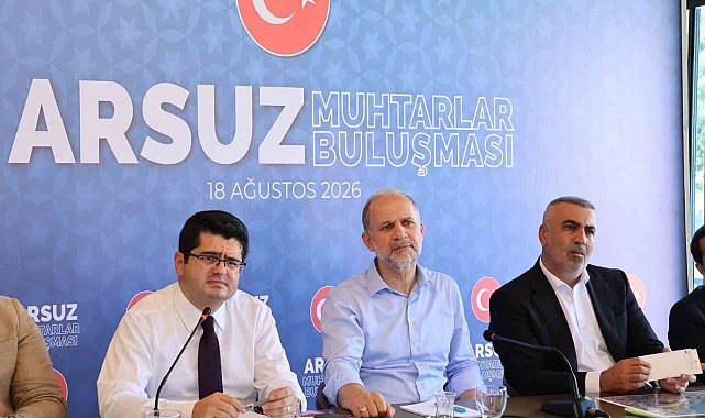 Arsuz'da muhtarlar buluşmasında mahallelerin sorunları değerlendirildi