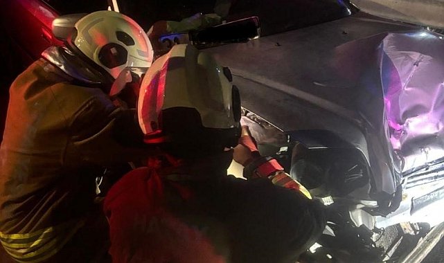Arsuz'da trafik kazası: 2 yaralı