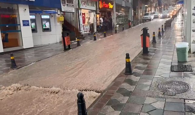 Artvin'de sağanak heyelan ve sele neden oldu