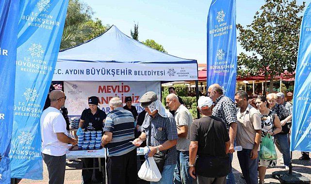 Aydın Büyükşehir Belediyesi'nden Mevlid Kandili hayrı