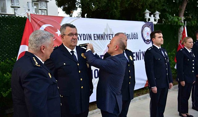 Aydın Emniyeti'nde terfi töreni düzenlendi