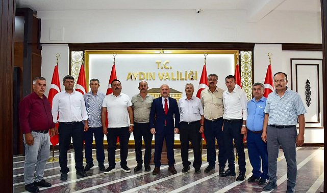 Aydın Valisi Varol, Nazilli mahalle muhtarlarını kabul etti